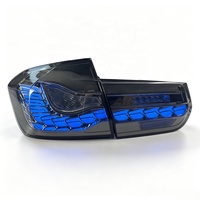 Ensemble de feux arrière de remplacement exclusif pour BMW Série 3 F30 F35 2012-2018, feux arrière LED 3D à effet écailles de dragon, dynamiques RGB