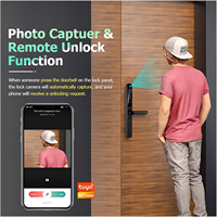 Elock Es264 Slimme Deurklink Deurslot Mortiser Slim Wachtwoord Sleutelloze Code Biometrische Vingerafdruk Smart Lock
