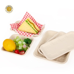 <span class=keywords><strong>Plateau</strong></span> à bagette refermable en plastique, pour légumes, Fruits et Fruits <span class=keywords><strong>de</strong></span> <span class=keywords><strong>mer</strong></span>, pâte à <span class=keywords><strong>emporter</strong></span>, en Fiber <span class=keywords><strong>de</strong></span> sucre, ml - Product Image 1