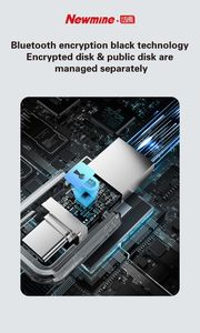 דיסק און קי Viefong בנפח 64GB עם חיבור Type-C, עשוי פלסטיק, חדש, עם ארבעה מצבי הצפנה, תואם למחשב, אחריות לשנה. - Product Image 5