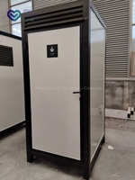 Cabine de toilette mobile en acier galvanisé à chaud, certifiée CE, économie d'eau, écologique, toilettes portables pour la construction et le camping
