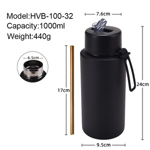 Wholesale 34oz Stainless Steel <strong>Water</strong> <strong>Bottle</strong> Flask <strong>Bottle</strong> Vaso Termico Drinkware Insulated <strong>Water</strong> <strong>Bottles</strong> - Product Image 4