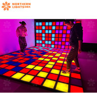 Piste de danse numérique à led pour dj disco fête de mariage/piste de danse à led lumières tuiles de jeu piste de danse interactive à led pour jeux d'enfants
