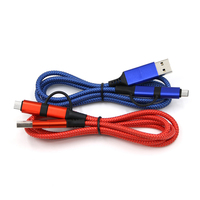 Kabel Data Pengisian Daya USB 3A Multifungsi Universal Pengisian Super Cepat OTG 60W Pabrik Shenzhen 3A 60W Berbahan Nilon Terjalin