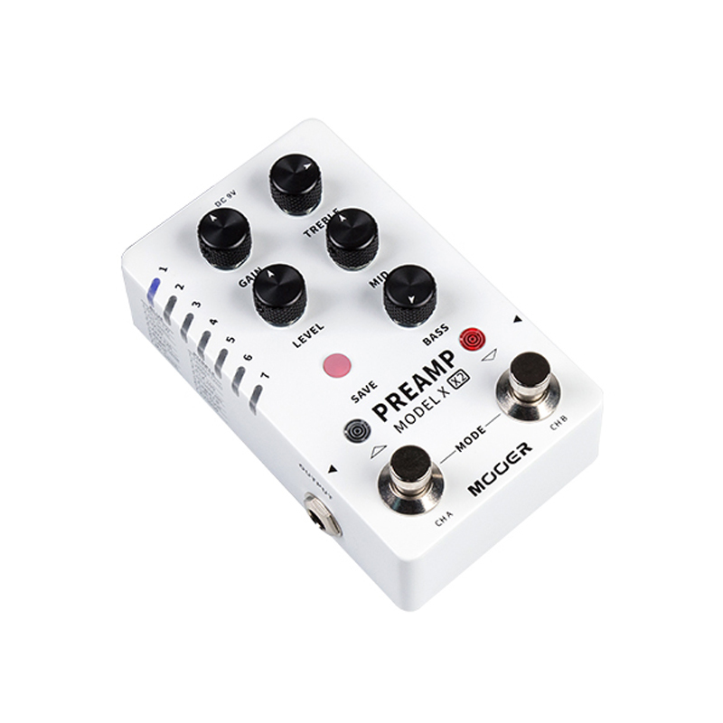 Mooer PREAMP MODEL X X2 - 14 Preset Digital Guitar Pedal