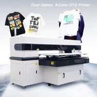 Imprimante DTG A3 à plat pour tissus en coton, textile, t-shirts, impression numérique directe automatique de t-shirts, imprimante DTG