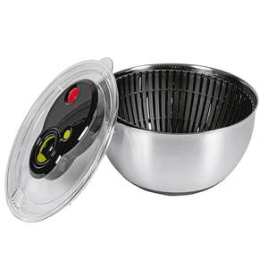 Emsa Salatschleuder Turboline 4,5 L Edelstahl - Product Image 2