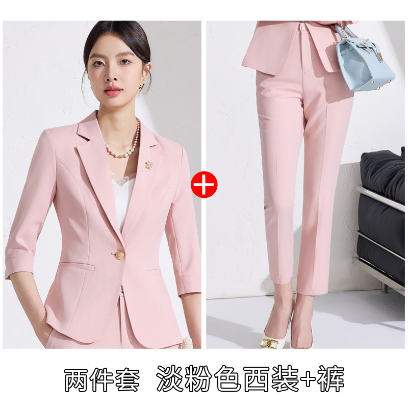 Light pink suit pants