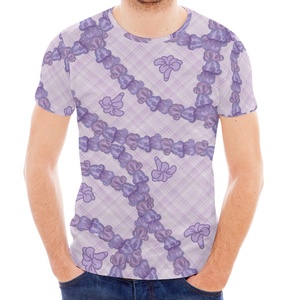 Daily Wear Print on Demand Mokihana <b>Lei</b> Craft Men's Casual Top Exclusive Customization Close-Fitting Comfortable Elastic T-Shirt - Product Image 4