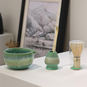 Service à thé Matcha avec logo personnalisé 4 à 7 pièces Bol à Matcha du Japon Whisker de thé vert Set Matcha Oem de <span class=keywords><strong>bambou</strong></span> Fouet avec boîte-cadeau - Product Image 3
