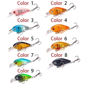 SWORDFISH Vente en gros CB048 4,5 cm 4g Leurres artificiels en plastique ABS rigide flottants Mini crankbait pour la pêche au bar en eau salée, rivière et lac - Product Image 4
