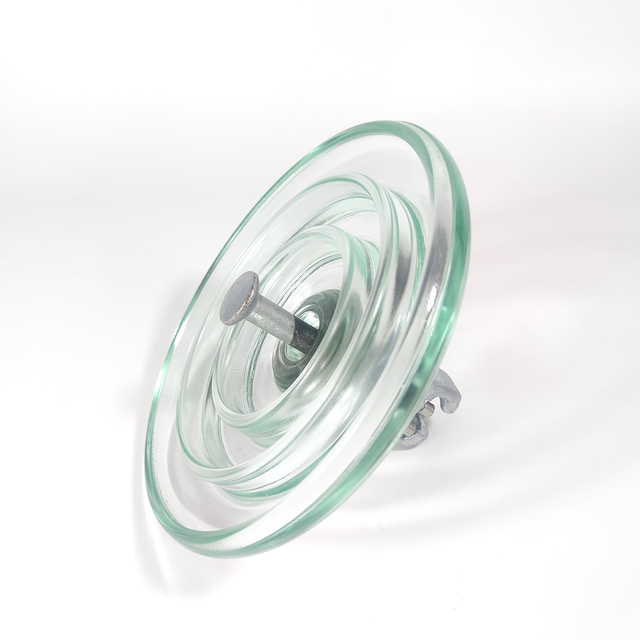 Toughened Glass Suspension Insulator High Voltage Aisladores Cap Pin U70BS Glass Insulators with IEC Standard