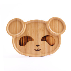 Assiette de petit-déjeuner créative en bambou pour enfants, plateau mignon pour collations et fruits, plat simple pour en-cas - Product Image 4