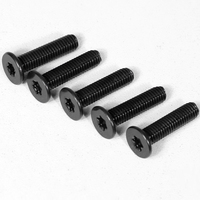 Vis à tête ultra-mince Torx en acier inoxydable 304 de haute qualité, plaquées zinc noir, métriques M2 M3 M5 M6 M8