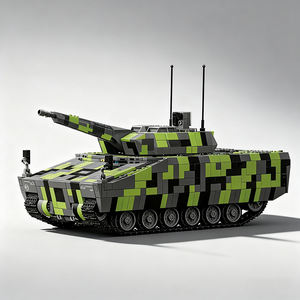 Tanque de Infantería LYNX IFV de <span class=keywords><strong>Alemania</strong></span>, Equipo Militar, Juego de Bloques de Construcción de <span class=keywords><strong>Guerra</strong></span>, Juguete Realista Alemán, Modo de Vehículo Blindado - Product Image 1