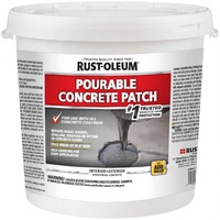 Rust-Oleum – Mastic de réparation pour surfaces en ciment et béton, auto-nivelant, résistant à l'eau et coulable