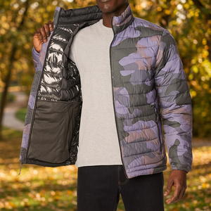 High Quality Waterproof Quick Dry Breathable Hooded Bubble <b>Jacket</b> <b>for</b> <b>Men</b> Lightweight Warm Comfortable Quilted Padded Winter - Product Image 3