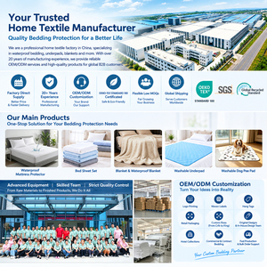 Fully Enclosed <strong>Waterproof</strong> <strong>Mattress</strong> <strong>Protector</strong> Fitted Sheet Deep Pocket Breathable Hypoallergenic <strong>Mattress</strong> Topper <strong>Bed</strong> Cover - Product Image 2