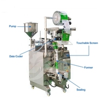 Machine d'emballage verticale automatique pour sachets de jus de noix de coco et d'eau pure, avec remplissage et scellage