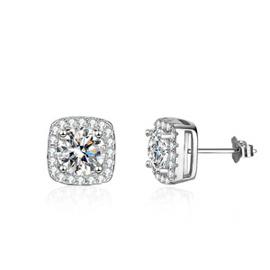 High-quality Jewelry Set D-color Moissanite <strong>Ring</strong> Earrings and <strong>Necklace</strong> with GRA Certificate Women's <strong>Wedding</strong> Set. - Product Image 5