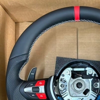 Volant de voiture en cuir pour BMW F30 F32 F10 F15 F36 F20 F22 F25 F32 F48 F80 F84 F90 M3 M5 E60 E71 E90 M Volant sport