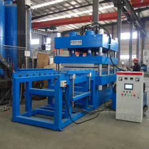 Double station O ring vulcanizing machine, EPDM silicone rubber vulcanize press machinery