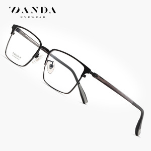 แว่นตา Danda Eyewear กรอบไทเทเนียมแท้ทรงสี่เหลี่ยม น้ำหนักเบา ป้องกันแสงสีฟ้า สำหรับทุกเพศ สไตล์ธุรกิจ - Product Image 1