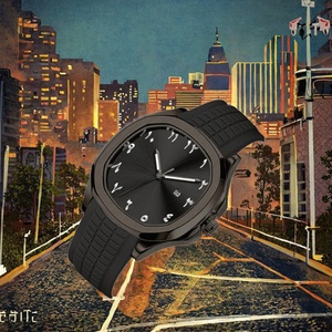 นาฬิกาควอตซ์อนาล็อกผู้ชายสุดหรู สไตล์แฟชั่น ตัวเลขแบบอารบิก สายซิลิโคน กันน้ำ สำหรับนักเรียนและเล่นกีฬา  รับสกรีนโลโก้ได้ - Product Image 3