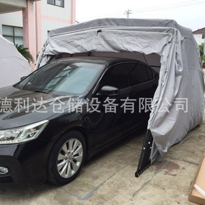 Delida Carport For Mercedes-Benz Outdoor Portable Garage Tent With Cloth Tarpaulin Manual Setup - Product Image 3