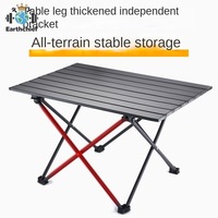 Table de camping pliable en acier carbone pour l'extérieur, table de pique-nique, table de barbecue, mobilier d'extérieur pour 2 à 4 personnes