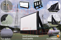 Écran gonflable géant de 12m grand cinéma extérieur gonflable de 40ft 16:9 de cinéma extérieur