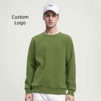 Ağır Pamuklu Kapüşonlu Sweatshirt Özel Tasarım Erkek Bol Kesim Bisiklet Yaka Baskılı Normal Kol Günlük Kışlık Çevre Dostu