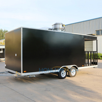 Conteneur Honlu pour restaurant barbecue, bar, restauration rapide, pizza, remorque mobile, cuisine commerciale en conteneur de 20 pieds et 40 pieds à vendre