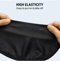 Nouveau Bonnet de Bain en Silicone Extra Large 2026, 100% Imperméable, Doux, Très Élastique, Protection des Oreilles pour Cheveux Longs