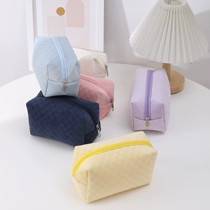 Bolsa de Maquiagem Texturizada JOYSUN com Logo Personalizado, Organizador Portátil de Material Escolar, Estojo Cosmético - Product Image 5