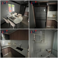 Cabines de Luxe Portables JJM Factory en Bois Coloré de 20, 30 et 40 Pieds, Prêtes à l'Expédition avec Roues pour Hôtels