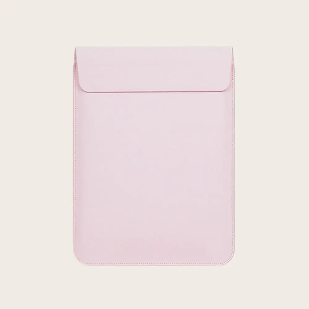 Custom Logo Leather Storage bag waterproof laptop sleeves women laptop bag For iPad MacBook Pouch