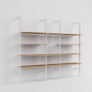 Kainice vẻ đẹp thẩm mỹ viện tủ trưng bày sản phẩm chăm sóc da Gỗ Kim Loại trang điểm tường hiển thị Khung kệ - Product Image 3