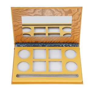 Nouvelle palette de maquillage magnétique de luxe à 6 compartiments, palette de contour, palette de poudre pressée, palette de fards à paupières, boîtes rigides en papier, gaufrage - Product Image 6