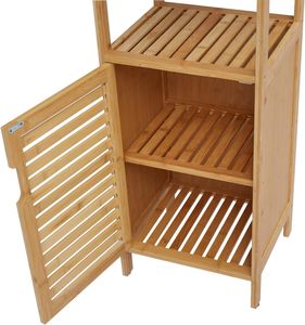 Hot tre Giày <span class=keywords><strong>Rack</strong></span> với cửa cho lối vào freestanding Tủ giày Organizer đồ nội thất với cho phòng tắm phòng khách tự nhiên - Product Image 6
