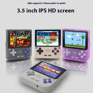 Console de jeu rétro de poche Powkiddy V10, écran IPS de 3,5 pouces, résolution 640x480, <span class=keywords><strong>64</strong></span> Go, WiFi, batterie 3000 mAh, lecteur de jeu portable - Product Image 2