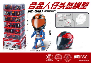 ITTL 48 Pezzi Modellini in Lega Versione Q di Caschi da <span class=keywords><strong>Moto</strong></span>, Collezione Decorativa per Ragazzi - Product Image 6