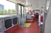 Bus touristique ANKAI à double étage, 12 mètres, 78 places, toit ouvert avec toit de sécurité