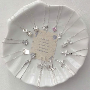 Plata 925 al por mayor cadenas baratas Conjunto de joyas de plata bisuteria al por mayor China bisuteria al por mayor chinaaras - Product Image 1