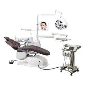 Fauteuil dentaire électrique A3000 avec crachoir en céramique certifié CE pour un traitement complet - Product Image 3