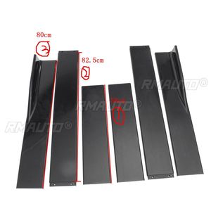 86.6'' 2.2m Black/Carbon Car Side Skirt Extension Lip <b>Splitter</b> Lip for HONDA for Civic for ACCORD 9TH 10TH EK EG S2000 All Model - Product Image 3