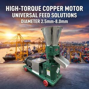 Machine de traitement <span class=keywords><strong>des</strong></span> aliments à haute capacité, tendance 2026, pour usage agricole, moulin à granulés pour poulets, porcs, moutons, bovins, emballage en boîte en bois - Product Image 6