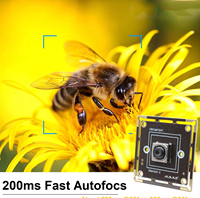 Módulo de Cámara USB de 12 Megapíxeles con Enfoque Automático Rápido PDAF, Alta Velocidad 3000p 15fps 4k 30fps 1080P 60fps, Cámara Web USB para Impresora 3D