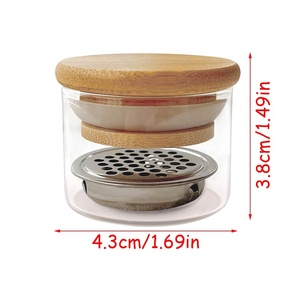 Cepillos para uñas, taza <span class=keywords><strong>de</strong></span> lavado, cepillo acrílico para uñas, plato limpiador <span class=keywords><strong>con</strong></span> tapa, fácil limpieza, malla portátil, arandela <span class=keywords><strong>de</strong></span> cepillo para decoración <span class=keywords><strong>de</strong></span> uñas en capas - Product Image 2