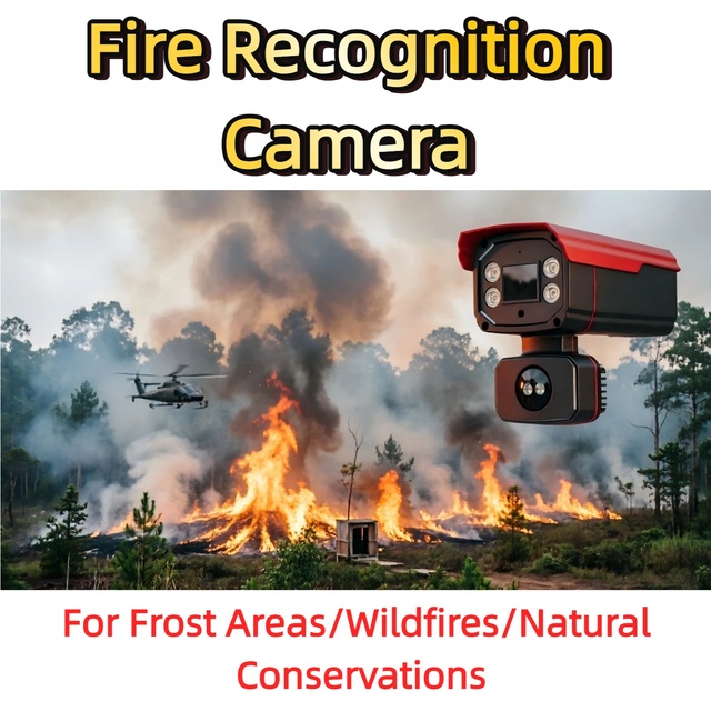 Bova OEM ODM Fire Monitoring Wide Dynamic Range 2K 4K Night Vision Built-in Siren Smart AI Vision Camera CMOS IP66 Cloud SD Card